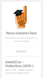 Mobile Screenshot of noussommesfans.com